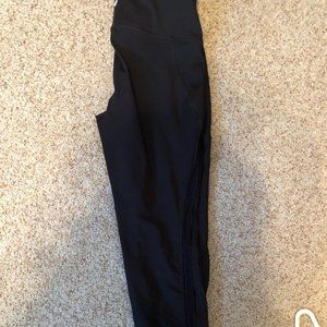 Black athletic wear Leggings